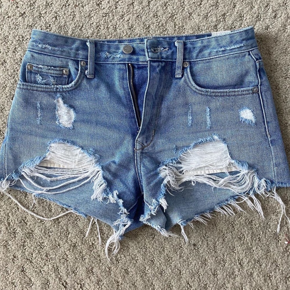 Lovers and friends distressed jean shorts